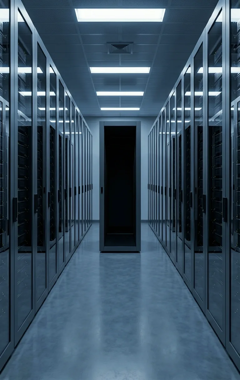 Architectural void representing missing data